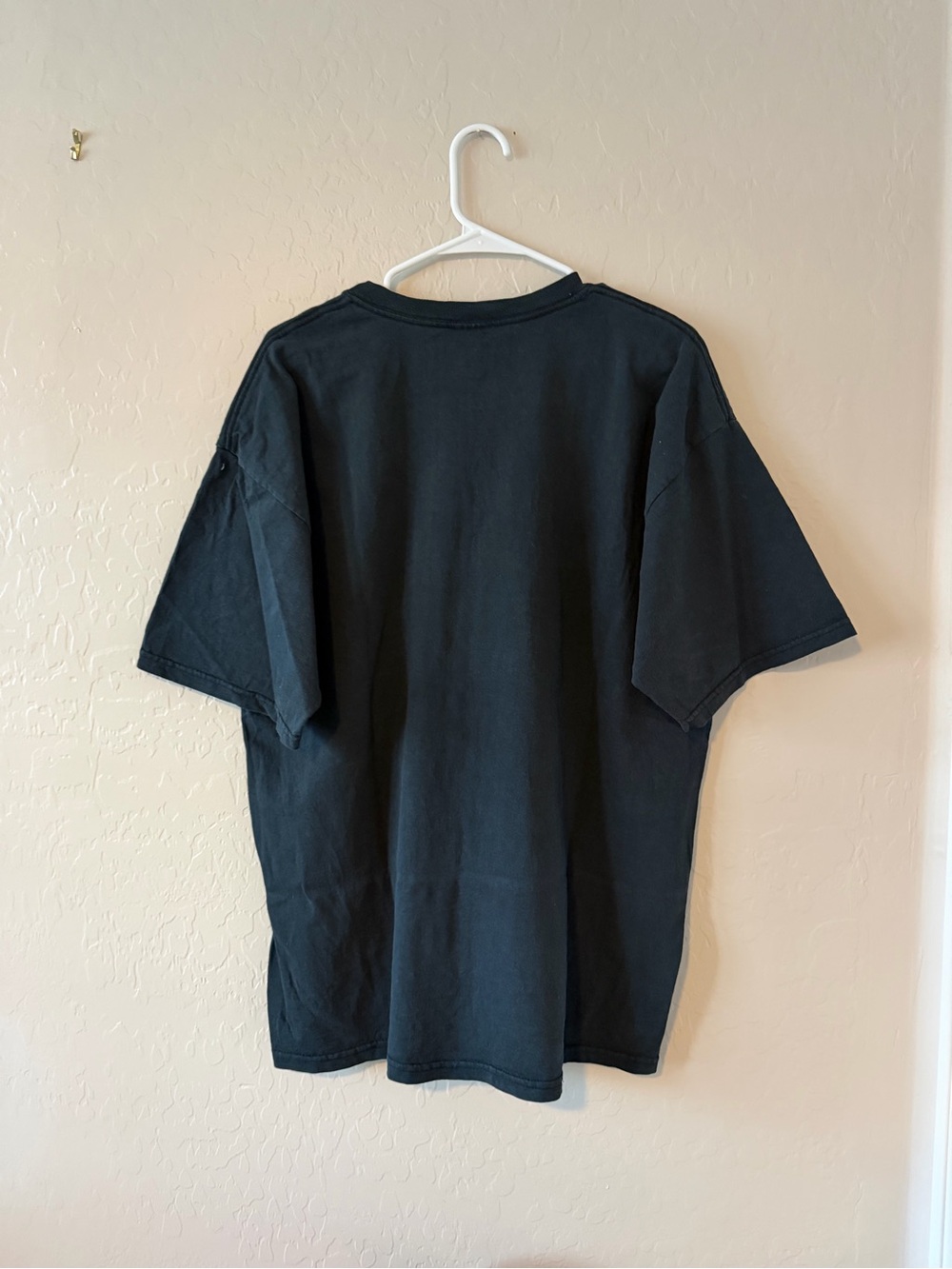 Flame Red Moon Graphic Tee - Black with Red Print Size XL - Picture 2 of 4